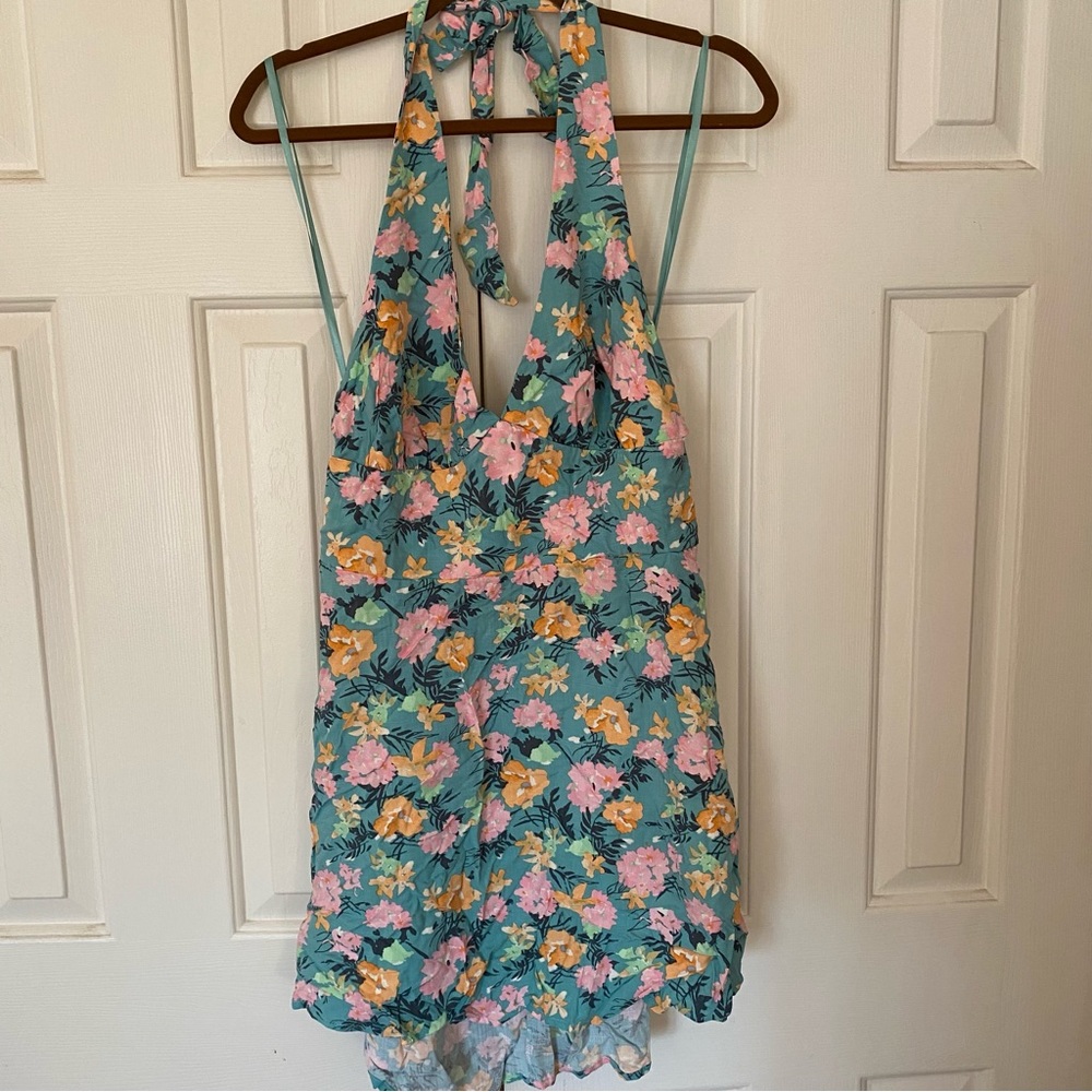 Wild fable floral halter dress, NWT, size XL